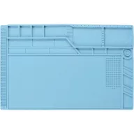   Szilikon forrasztószőnyeg, 550 x 350 mm, kék, ESD védett, Velleman AS12