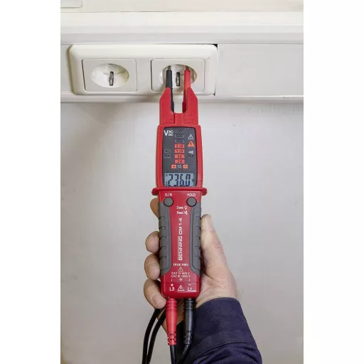 Benning CM 1-4 Lakatfogó digitális CAT III 1000 V, CAT IV 600 V Kijelző (digitek): 6000