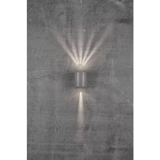 LED-es kültéri fali lámpa 12 W melegfehér, szürke, Nordlux Canto 2 49701010