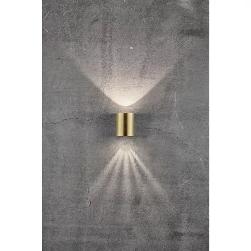 LED-es kültéri fali lámpa 12 W sárgaréz, Nordlux Canto 2 49701035