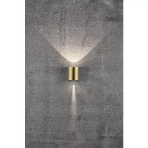 LED-es kültéri fali lámpa 12 W sárgaréz, Nordlux Canto 2 49701035