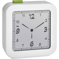   TFA Dostmann 60.2556.02 Rádiójel vezérlésű Ébresztőóra Fehér Riasztási idők 1