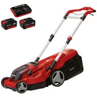   Einhell Professional RASARRO 36/38 (2x4 Ah) Akku Akkus fűnyíró #####inkl. 2. Twincharger Ladegerät, 2 db akkuval 2 x 18 V Vágási szélesség (max.) 38 cm