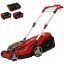 Einhell Professional RASARRO 36/38 (2x4 Ah) Akku Akkus fűnyíró #####inkl. 2. Twincharger Ladegerät, 2 db akkuval 2 x 18 V Vágási szélesség (max.) 38 cm