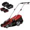 Einhell Power X-Change GE-CM 36/36 Li (2x 4,0Ah) Akku Akkus fűnyíró 2. Töltőkészülék, 2 db akkuval 2 x 18 V Vágási szélesség (max.) 36 cm Alkalmas 400 m²