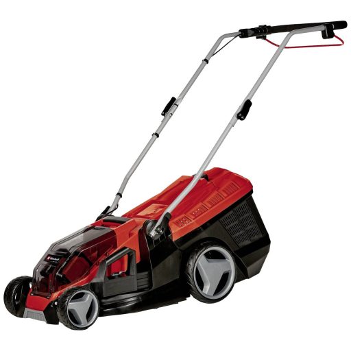 Einhell Power X-Change GE-CM 36/36 Li (2x 4,0Ah) Akku Akkus fűnyíró 2. Töltőkészülék, 2 db akkuval 2 x 18 V Vágási szélesség (max.) 36 cm Alkalmas 400 m²