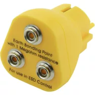 Quadrios ESD földelő dugó Nyomógomb, 10 mm
