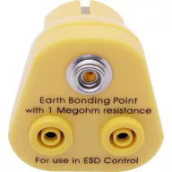   Quadrios ESD földelő dugó Alj, Banánhüvely, Nyomógomb, 10 mm