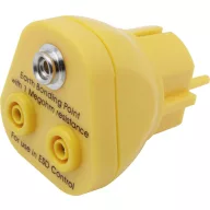   Quadrios ESD földelő dugó Alj, Banánhüvely, Nyomógomb, 10 mm