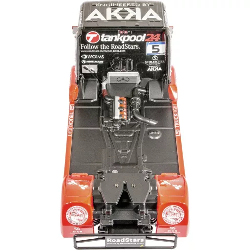 Tamiya 1:14 RC modell teherautó Elektro Teherautó Racing Truck Tankpool 24 Brushed 4WD építőkészlet TT-01E