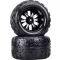 Reely 1:10 Monstertruck Komplett kerék Fekete 2 db
