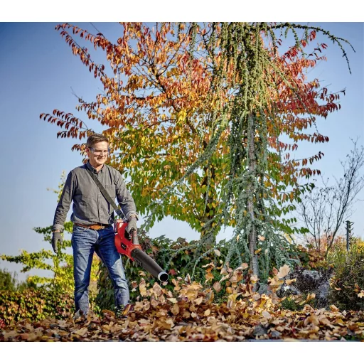 Einhell Professional 3433620 GP-LB 36/210 Li E-Solo Akku Lombfújó Hordpánt, Hosszabbítóval, Akku nélkül, töltő nélkül 18 V