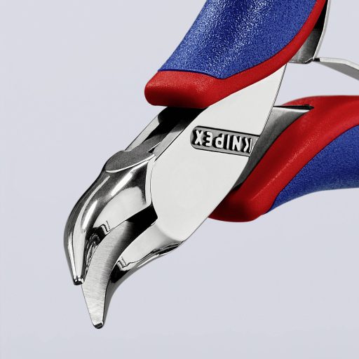 Knipex 35 42 115 Villanyszerelő Precíziós fogó 45°-ban hajlított 115 mm