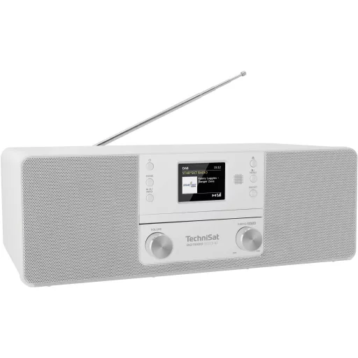 TechniSat DIGITRADIO 370 CD BT CD-s rádió DAB+, URH CD Fehér