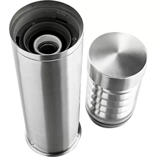 LED-es kültéri lámpatest E27 nemesacél, Heitronic 36994 SATURN