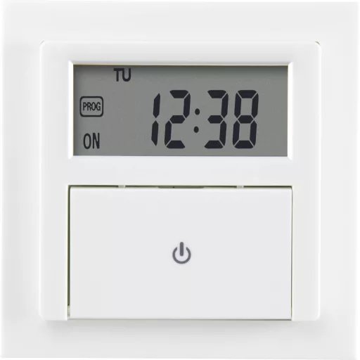 Süllyesztett, fali digitális időkapcsoló óra, 1800 W, visszaszámláló funkció, heti program, Sygonix SY-4504968