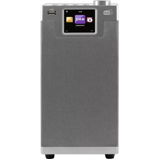 Imperial DABMAN i610 silber Asztali rádió DAB+, DAB, Internet, URH Bluetooth®, WLAN DLNA-ra alkalmas Ezüst