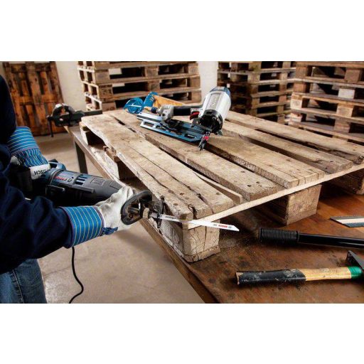 Bosch Accessories 2608658030 Szablyafűrészlap S 1122 VFR, speciális raklapjavításhoz, 5 csomag 1 db