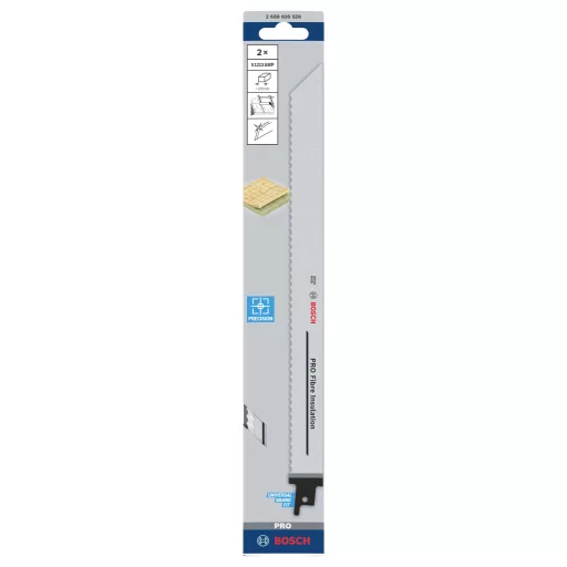 Bosch Professional 2608635528 Szablyafűrészlap S 1213 AWP, Precision for FibreInsulation, 2 csomag 1 db