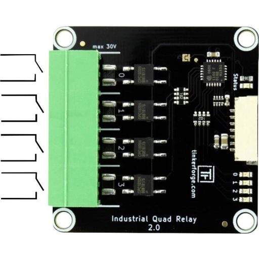 TinkerForge 2102 Bővítő modul Alkalmas (egykártyás számítógép) TinkerForge 1 db