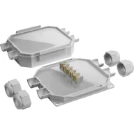   Raytech 84062 Leágaztató doboz (H x Sz x Ma) 120 x 100 x 50 mm Élénk szürke IP69K, IP68 1 db