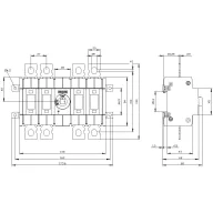 Megszakítók 250 A 4 váltó Siemens 3KD38400NE200