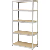   Nagy teherbírású polc 265 kg, 900 x 1800 x 450 mm, fém/MDF, Toolcraft 2265279