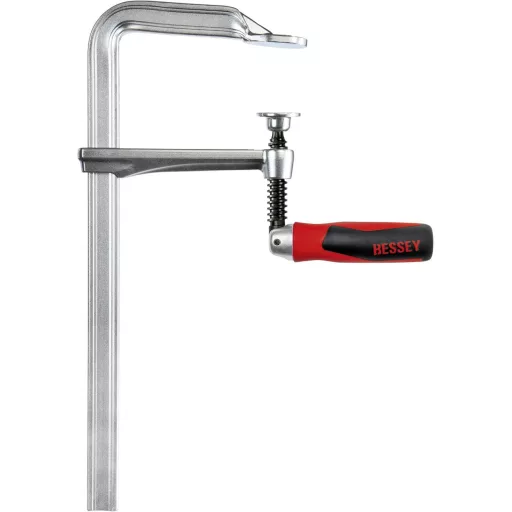 Teljesen acél csavaros gyorsszorító Bessey GZ60-12KG Szorítási szélesség (max.):600 mm Visszavonás:120 mm