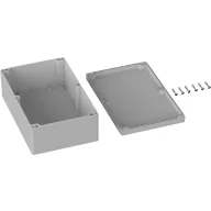   TRU COMPONENTS TC-9065540 Kültéri ház 250 x 160 x 90 Polikarbonát Élénk szürke (RAL 7035) 1 db