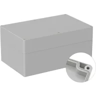   TRU COMPONENTS TC-9065552 Kültéri ház 250 x 160 x 119 Polikarbonát Élénk szürke (RAL 7035) 1 db