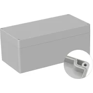   TRU COMPONENTS TC-9065556 Kültéri ház 240.5 x 120 x 100.5 Polikarbonát Élénk szürke (RAL 7035) 1 db