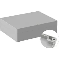   TRU COMPONENTS TC-9065572 Kültéri ház 300 x 230 x 85 Polikarbonát Élénk szürke (RAL 7035) 1 db