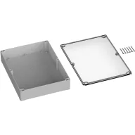   TRU COMPONENTS TC-9065576 Kültéri ház 300 x 230 x 85 Polikarbonát Élénk szürke (RAL 7035) 1 db