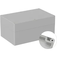   TRU COMPONENTS TC-9065692 Ipari ház 250 x 160 x 119 ABS Élénk szürke (RAL 7035) 1 db