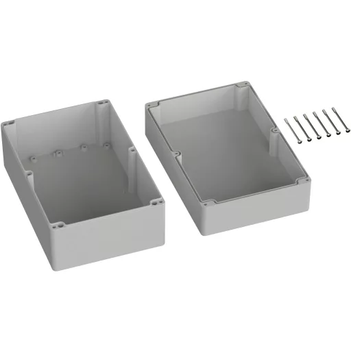 TRU COMPONENTS TC-9065728 Ipari ház 300 x 230 x 110 ABS Élénk szürke (RAL 7035) 1 db