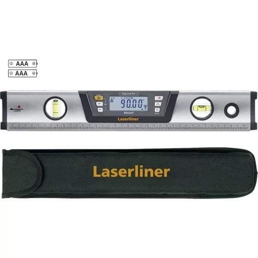 Digitális vízmérték mágnessel 400 mm 90° 0,5 mm/m, Laserliner DigiLevel Pro 40 081.270A