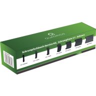   Quadrios 2004CA098 Zsugorcső készlet Fekete Zsugorodási arány:2:1 7 rész