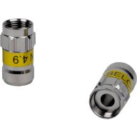   Cabelcon Connectors 99909631-04 F dugó Tömörítés, vízálló Csatlakozók: F csatlakozódugó 100 db
