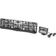   Vezeték nélküli videós tolatássegítő rendszer, rendszámtáblába épített kamera, Renkforce SB505