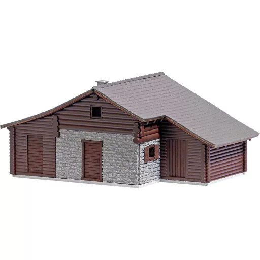 Busch 1444 H0 Alpesi kunyhó kicsi istállóval