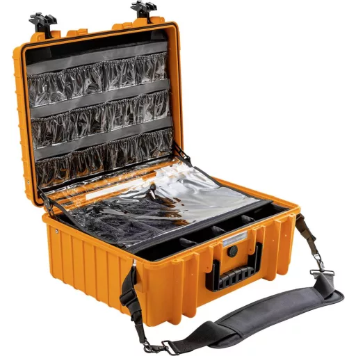 B & W International Outdoor bőrönd outdoor.cases Typ 6000 32.6 l (Sz x Ma x Mé) 510 x 215 x 419 mm Narancs 6000/O/MED