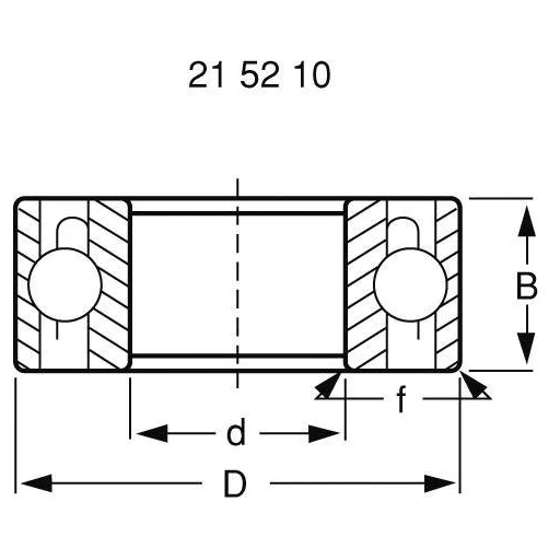 Golyóscsapágy készlet 2 tengelyes TAMIYA-teherautókhoz
