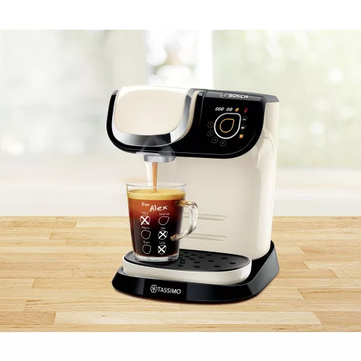Bosch Haushalt TASSIMO MY WAY 2 TAS6507 Kapszulás kávéfőző Bézs, Fekete Tassimo