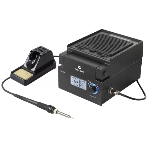 Digitális forrasztóállomás 83 W 160...480 °C, Toolcraft LSL-951