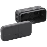   Spelsberg 34420801 Csatlakozó doboz (H x Sz x Ma) 43 x 89 x 38 mm Fekete IP55 10 db