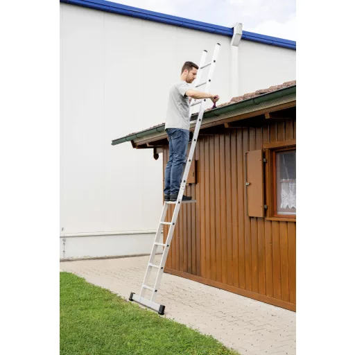 MUNK Günzburger Steigtechnik 11420 Alumínium Támasztólétra Szerelés szerszámmal Munkamagasság (max.): 7 m