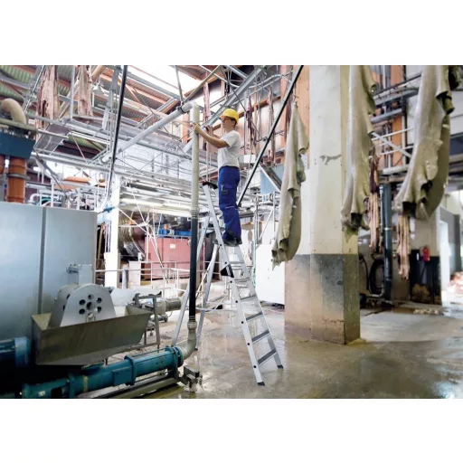 MUNK Günzburger Steigtechnik 41630 Alumínium Több fokos álló létra Munkamagasság (max.): 4.5 m