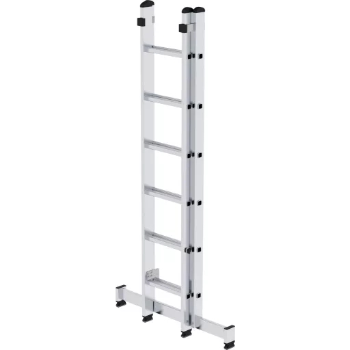 MUNK Günzburger Steigtechnik 20406 Alumínium Tolós létra Szerelés szerszámmal Munkamagasság (max.): 4.1 m 9 kg