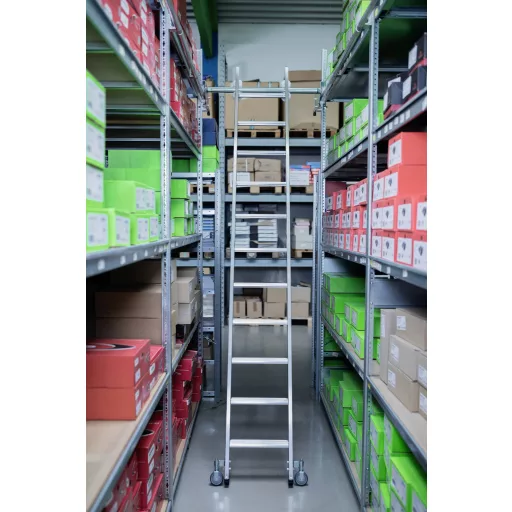 MUNK Günzburger Steigtechnik 44608 Alumínium Polc létra Munkamagasság (max.): 3.12 m