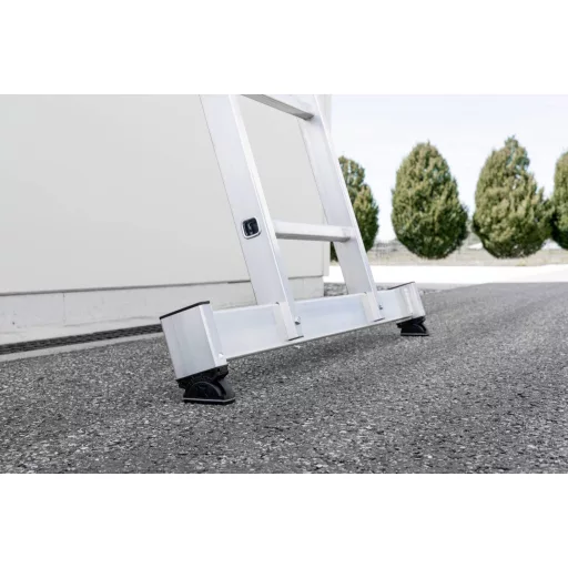 MUNK Günzburger Steigtechnik 10306 Alumínium Támasztólétra Szerelés szerszámmal Munkamagasság (max.): 3 m